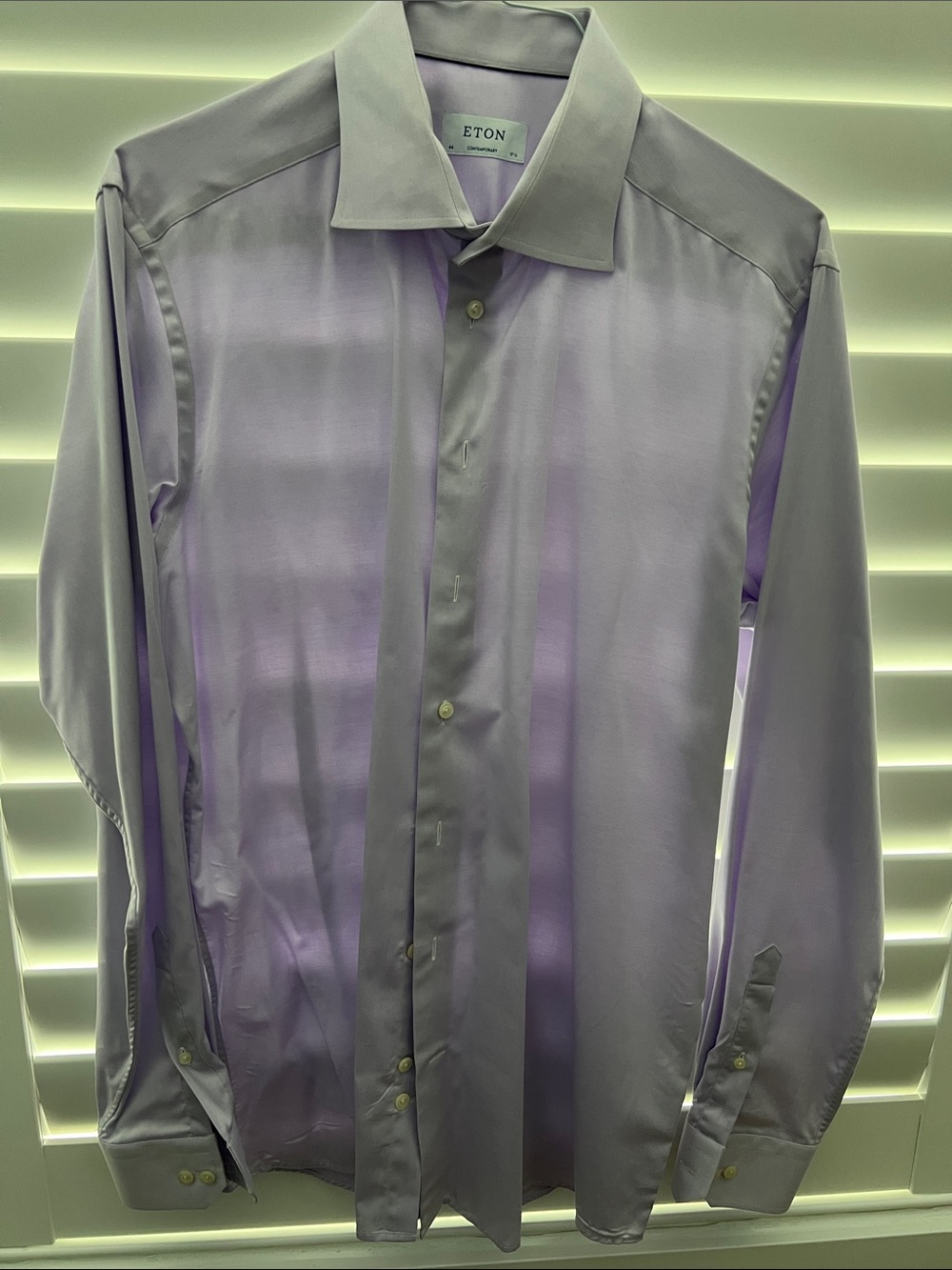 Eton Men's Light Lavender Dress Shirt